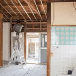 l interno di una casa in ristrutturazione